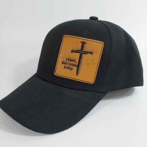 "I Can't... But‎ I Know A Guy" Cross Christian Cap Hat Adjustable - Picture 1 of 4